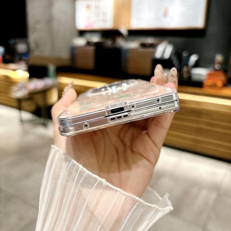 For OPPO Find N5 Pearlescent Shell Texture Phone Case