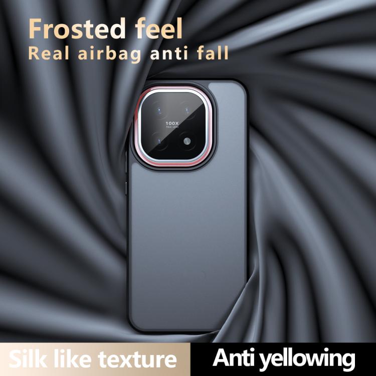 For vivo iQOO 15 Armor Big Pore PC Hybrid TPU Phone Case - Transparent