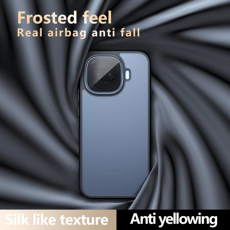 For vivo iQOO Z11 Turbo / 15R 5G Armor Big Pore PC Hybrid TPU Phone Case - Transparent