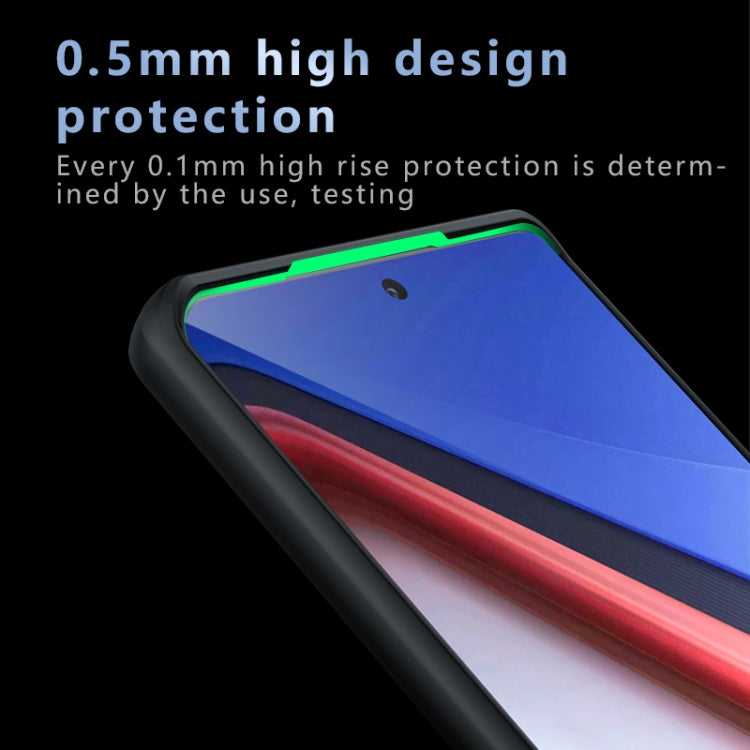 For vivo iQOO 12 Pro Armor Precise Hole PC Hybrid TPU Phone Case - Frosted Black