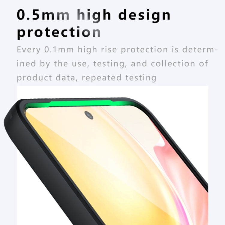For vivo V29e 5G Armor Precise Hole PC Hybrid TPU Phone Case - Frosted Black