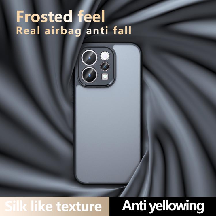 For vivo V70 / S50 5G Armor Precise Hole PC Hybrid TPU Phone Case - Frosted Black