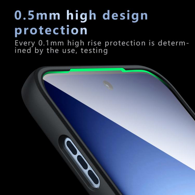 For vivo iQOO 15 Ultra Armor Precise Hole PC Hybrid TPU Phone Case - Frosted Black