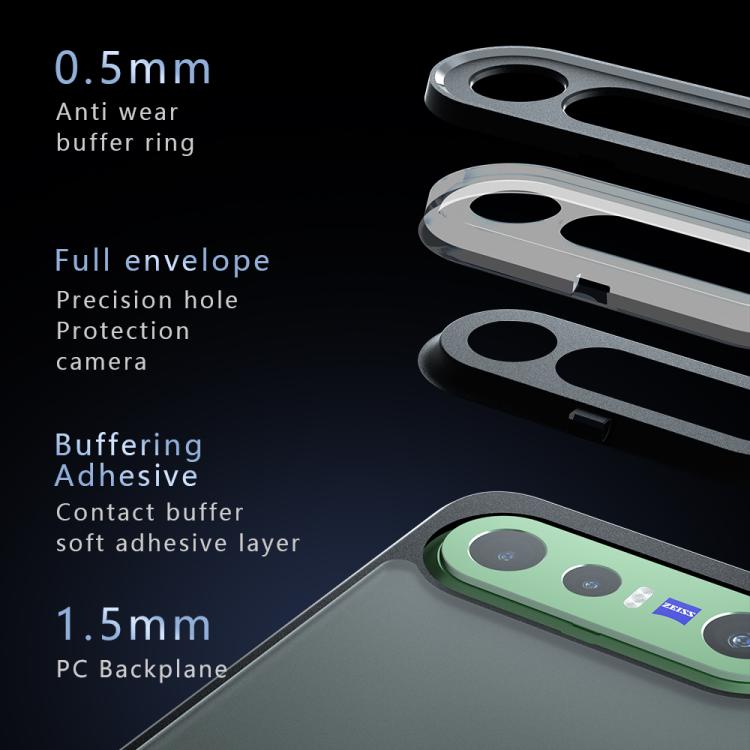 For vivo S50 Pro mini / X300 FE 5G Armor Precise Hole PC Hybrid TPU Phone Case - Frosted Black