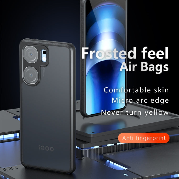 For vivo iQOO Neo9s Pro / Neo9 Armor Precise Hole PC Hybrid TPU Phone Case - Transparent