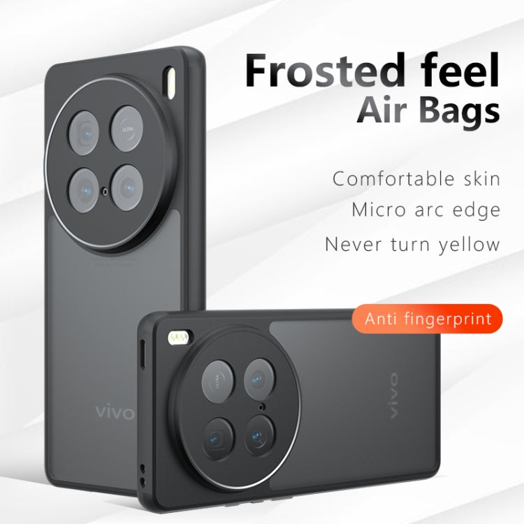 For vivo X100 Ultra Armor Precise Hole PC Hybrid TPU Phone Case - Transparent