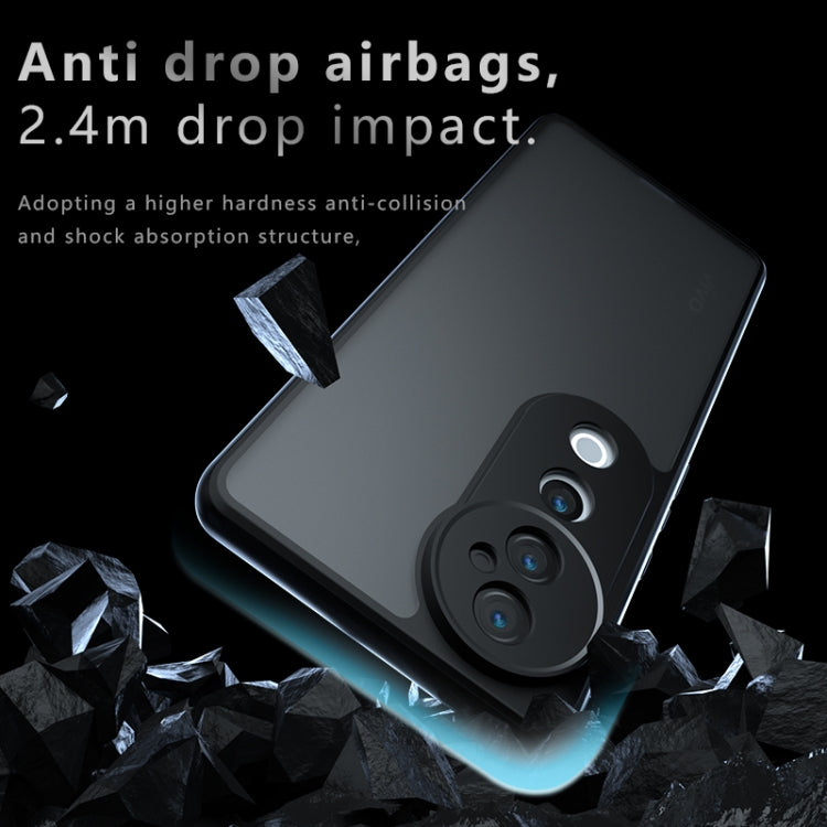 For vivo S19 Pro Armor Precise Hole PC Hybrid TPU Phone Case - Transparent