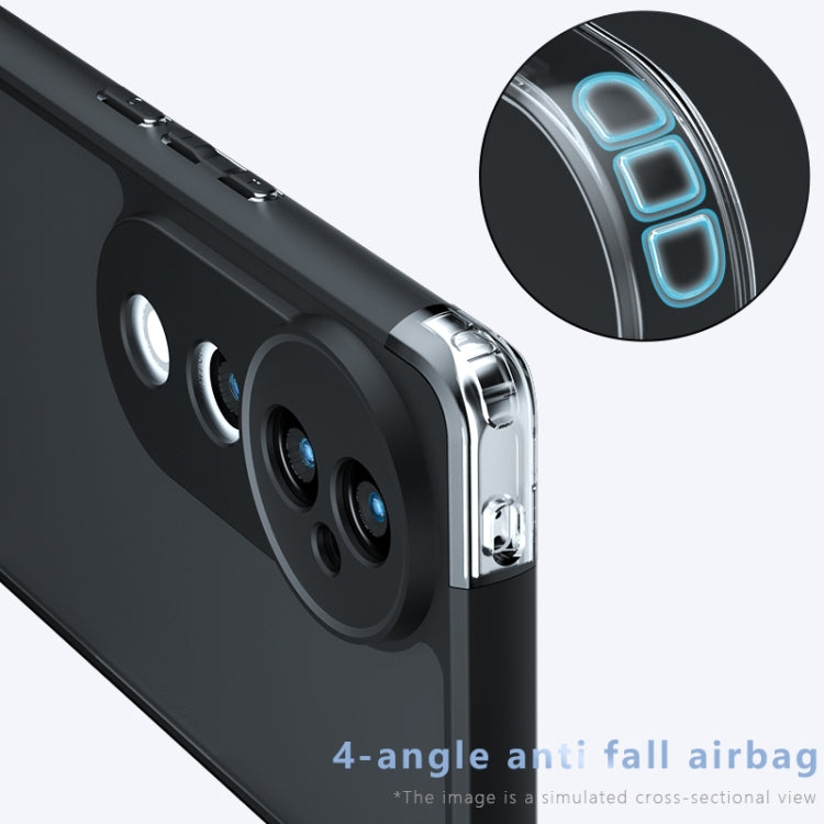For vivo S19 Pro Armor Precise Hole PC Hybrid TPU Phone Case - Transparent