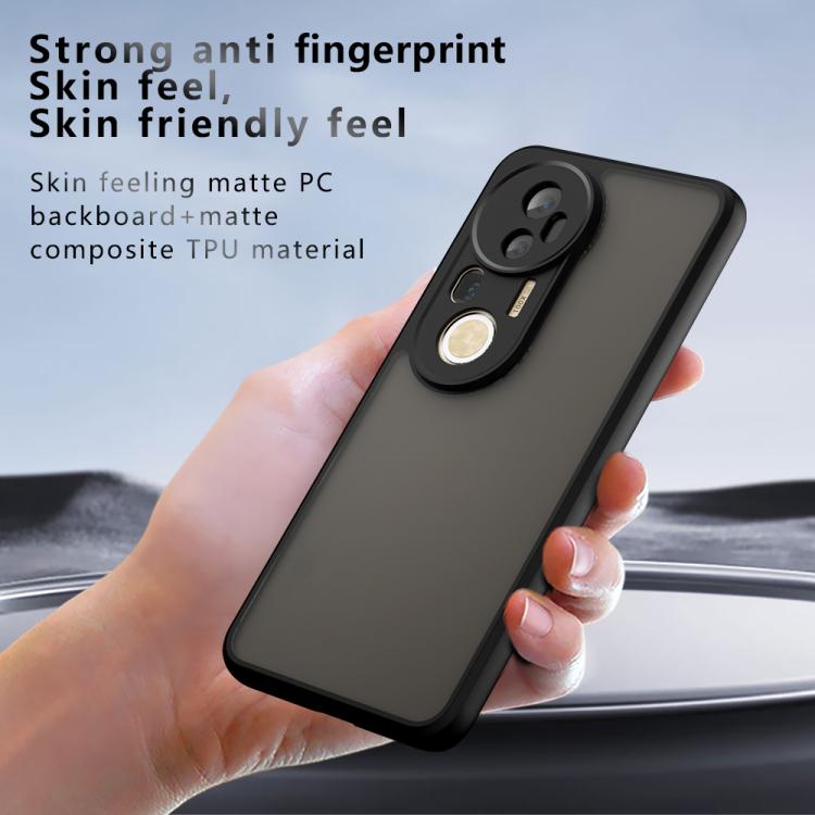 For vivo S20 Pro Armor Precise Hole PC Hybrid TPU Phone Case - Transparent