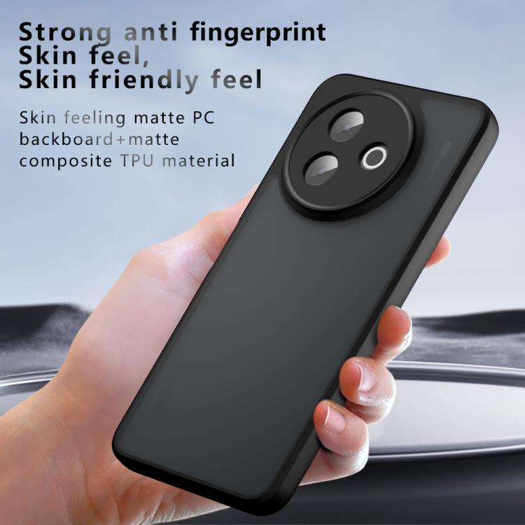 For vivo Y39 5G Armor Precise Hole PC Hybrid TPU Phone Case - Transparent