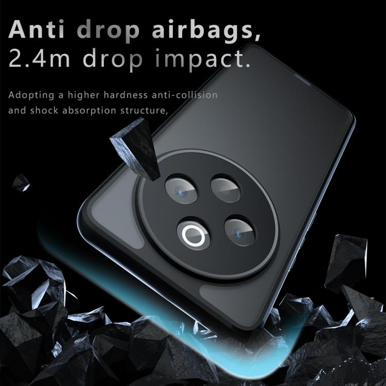 For vivo Y300 Pro Armor Precise Hole PC Hybrid TPU Phone Case - Transparent