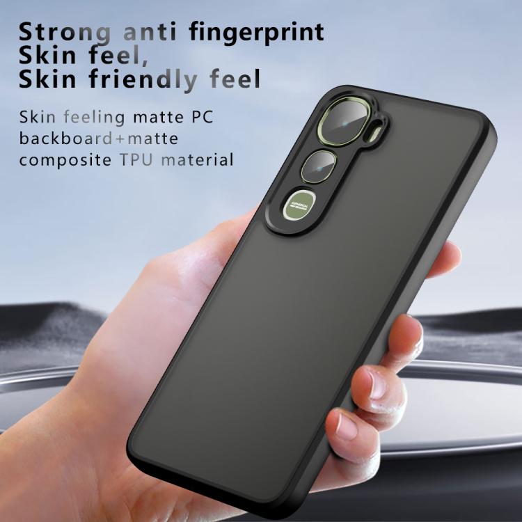 For vivo Y400 4G Armor Precise Hole PC Hybrid TPU Phone Case - Transparent
