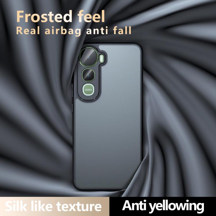 For vivo Y400 4G Armor Precise Hole PC Hybrid TPU Phone Case - Transparent