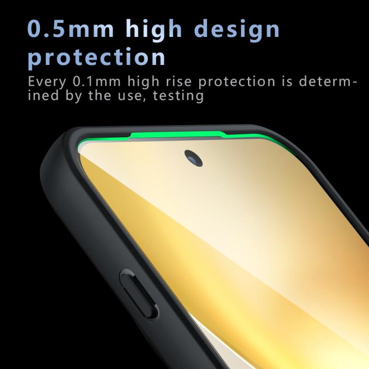 For vivo X300 Pro Armor Precise Hole PC Hybrid TPU Phone Case - Transparent
