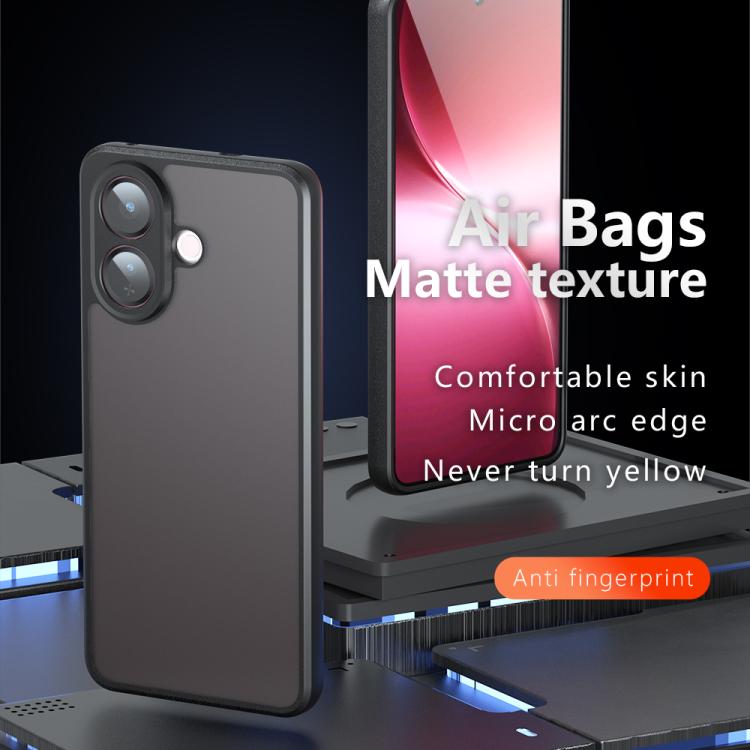 For vivo V60 Lite 5G / 4G Armor Precise Hole PC Hybrid TPU Phone Case - Transparent