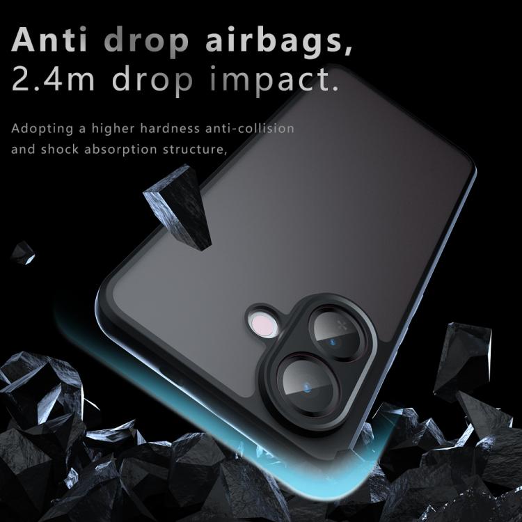 For vivo V60 Lite 5G / 4G Armor Precise Hole PC Hybrid TPU Phone Case - Transparent