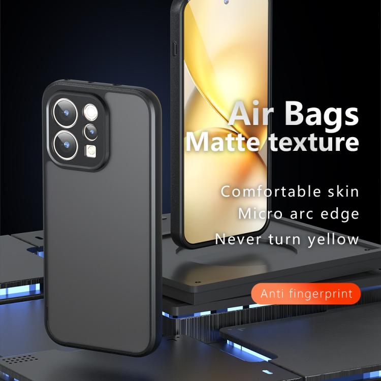 For vivo V70 / S50 5G Armor Precise Hole PC Hybrid TPU Phone Case - Transparent