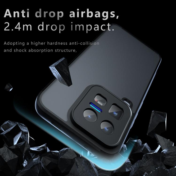 For vivo iQOO 15 Ultra Armor Precise Hole PC Hybrid TPU Phone Case - Transparent