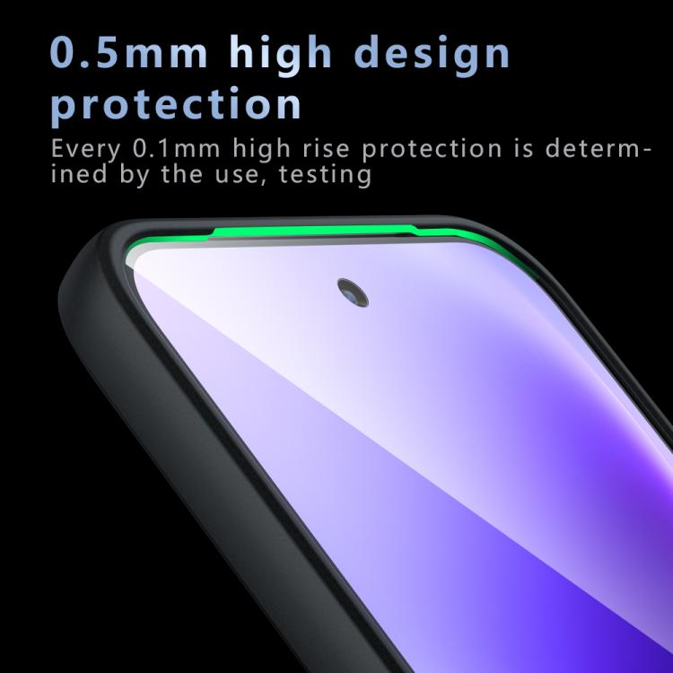 For vivo V70 FE 5G Armor Precise Hole PC Hybrid TPU Phone Case - Transparent