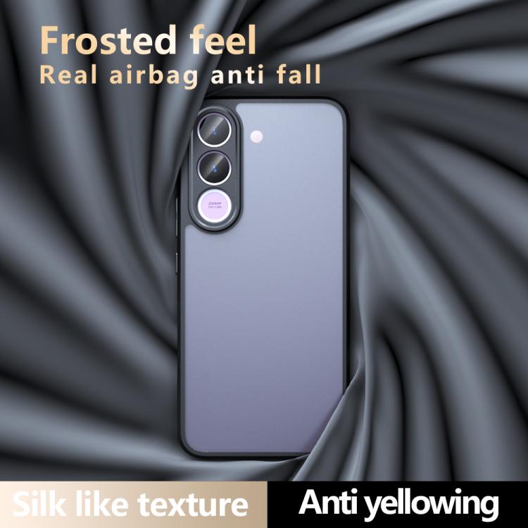 For vivo V70 FE 5G Armor Precise Hole PC Hybrid TPU Phone Case - Transparent