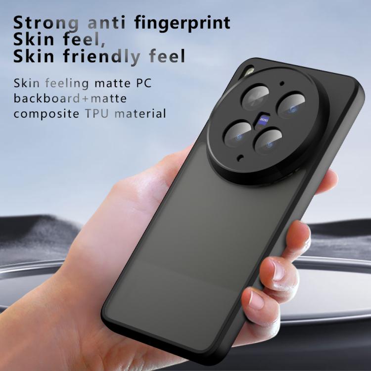 For vivo X300 Ultra Armor Precise Hole PC Hybrid TPU Phone Case - Transparent