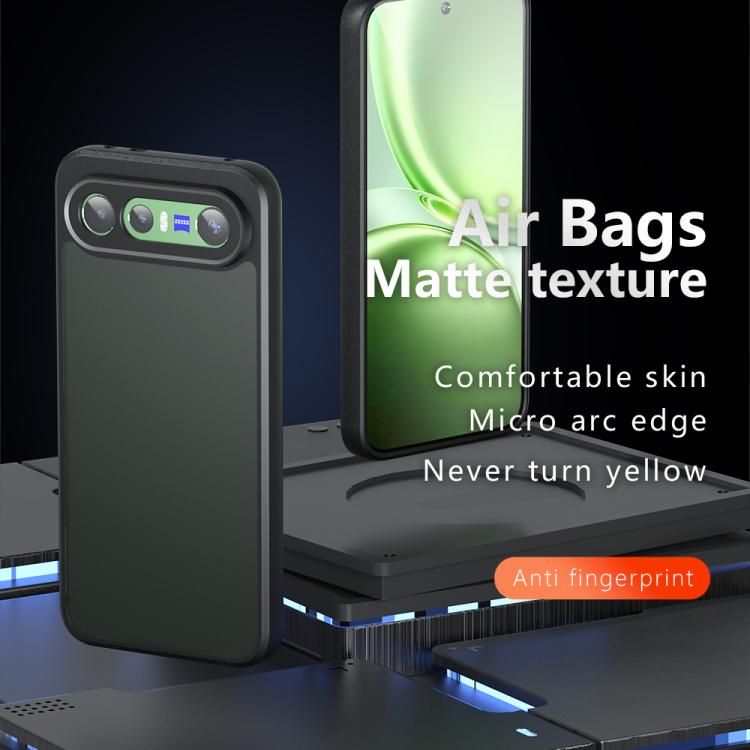 For vivo S50 Pro mini / X300 FE 5G Armor Precise Hole PC Hybrid TPU Phone Case - Transparent