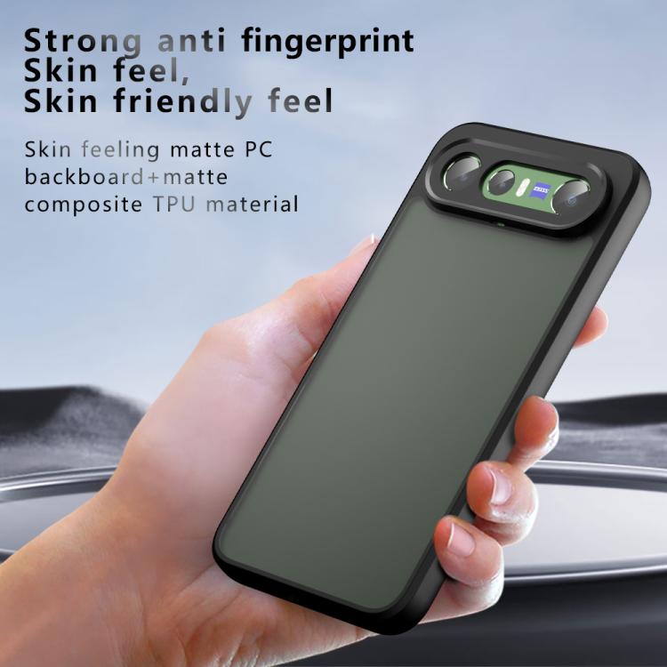 For vivo S50 Pro mini / X300 FE 5G Armor Precise Hole PC Hybrid TPU Phone Case - Transparent