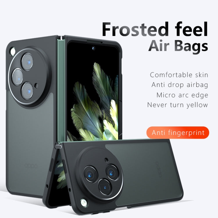 For OPPO Find N3 / OnePlus Open Armor Precise Hole PC Hybrid TPU Phone Case - Transparent