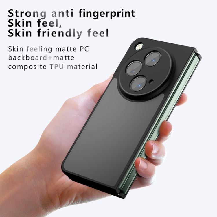 For OPPO Find N3 / OnePlus Open Armor Precise Hole PC Hybrid TPU Phone Case - Transparent