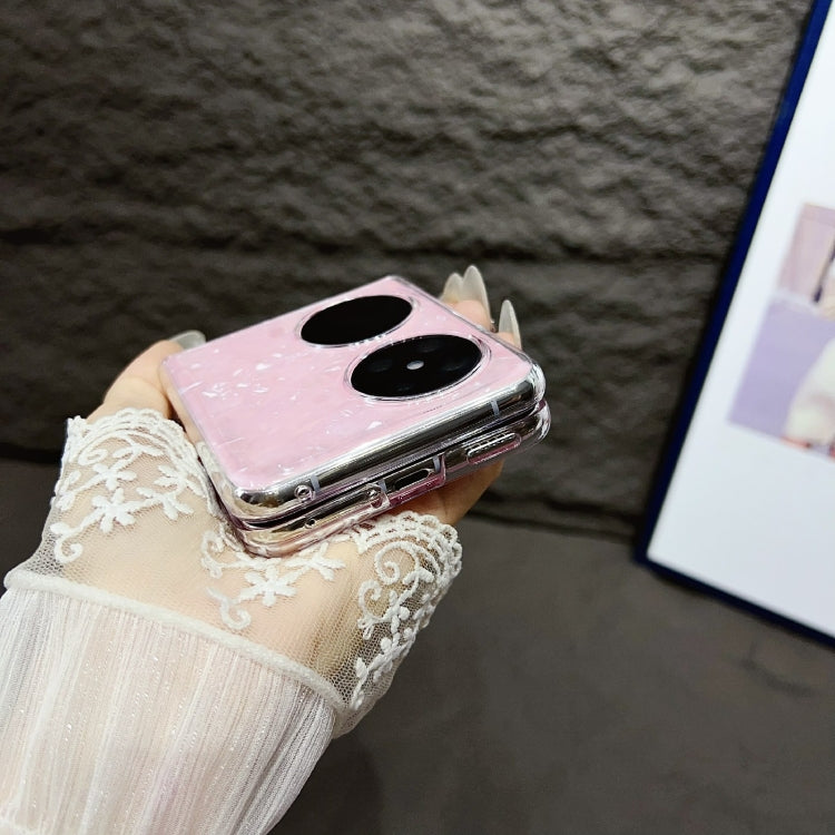 For Huawei Pocket 2 Pearlescent Shell Texture Phone Case