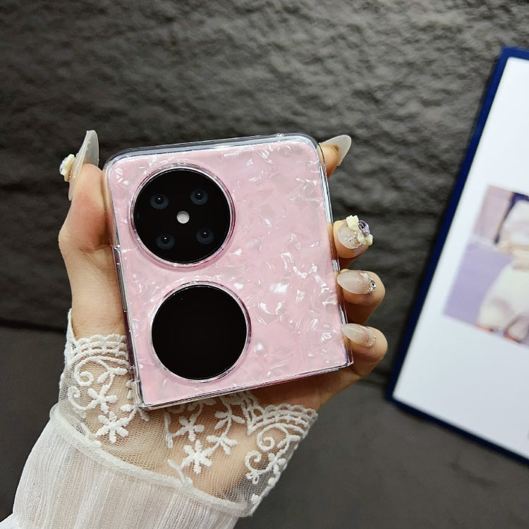 For Huawei Pocket 2 Pearlescent Shell Texture Phone Case