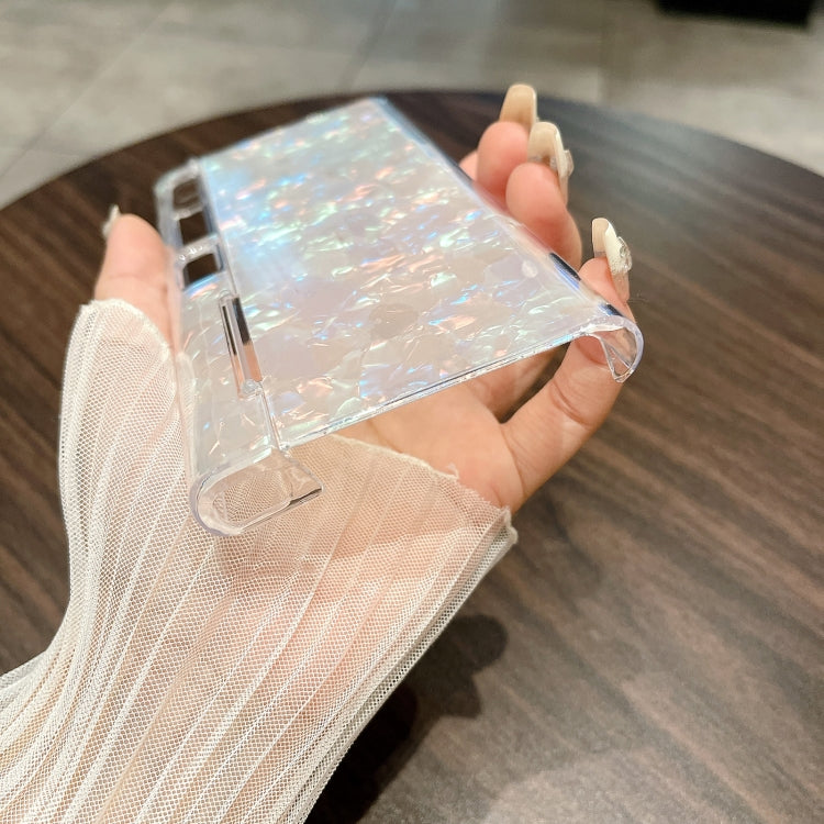 For Huawei Mate Xs 2 Pearlescent Shell Texture Phone Case