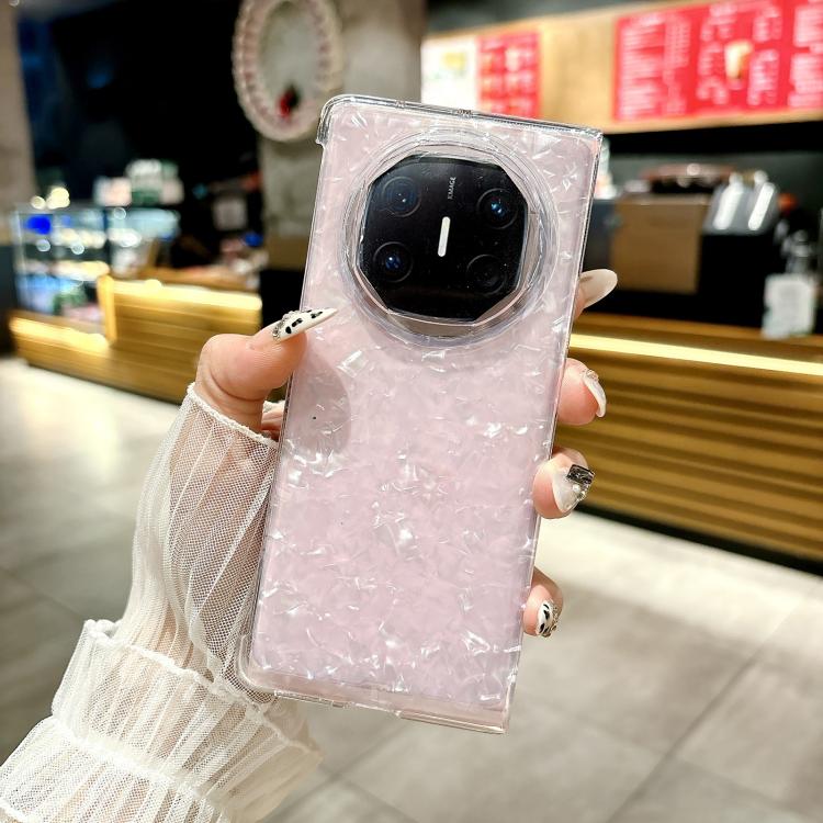 For Huawei Mate X6 Pearlescent Shell Texture Phone Case
