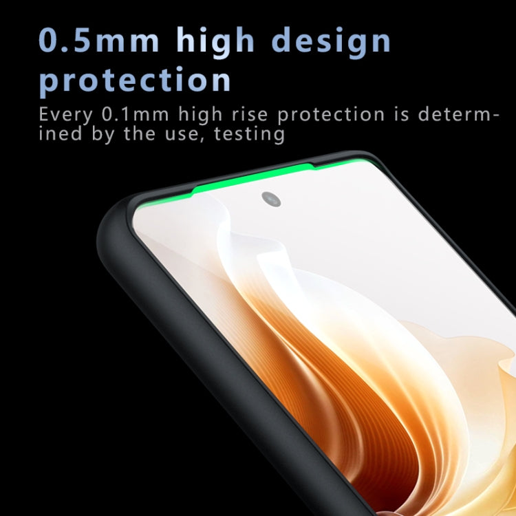 For OPPO Reno11 Pro Global Armor Precise Hole PC Hybrid TPU Phone Case - Frosted Black