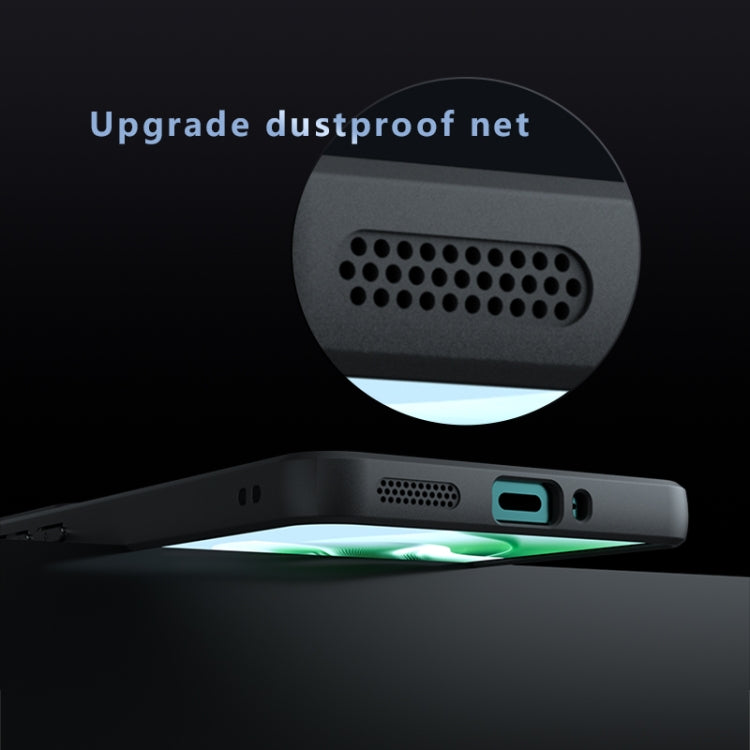 For OPPO Reno11 F Armor Precise Hole PC Hybrid TPU Phone Case - Frosted Black