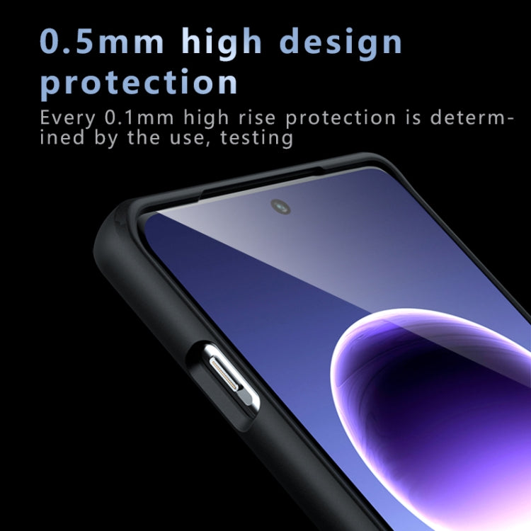For OPPO Find X7 Ultra Armor Precise Hole PC Hybrid TPU Phone Case - Transparent
