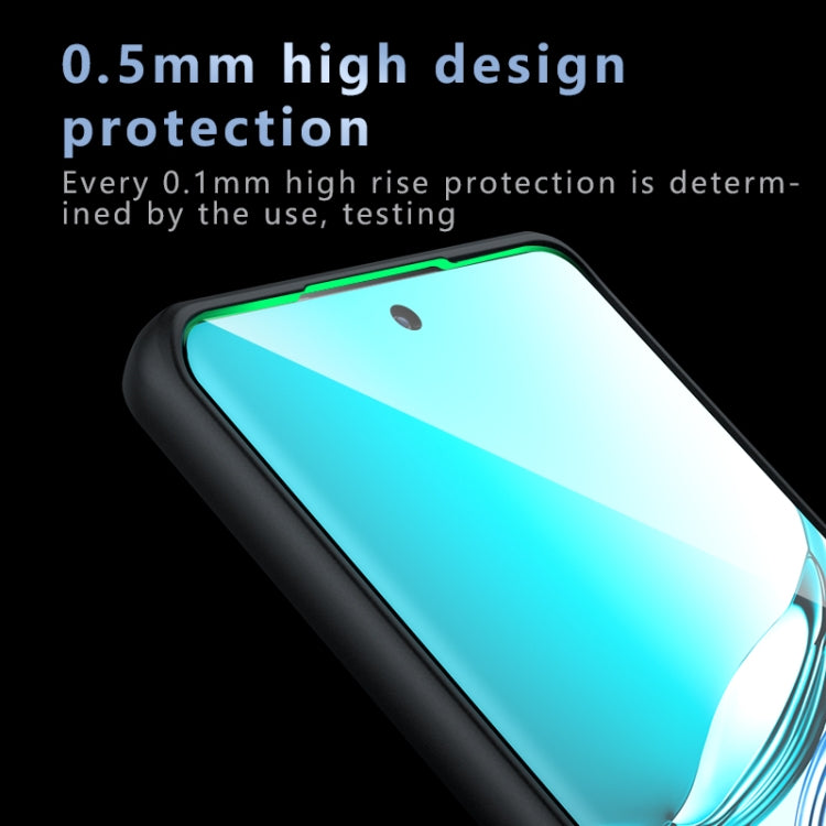 For OPPO A3 Pro Armor Precise Hole PC Hybrid TPU Phone Case - Transparent