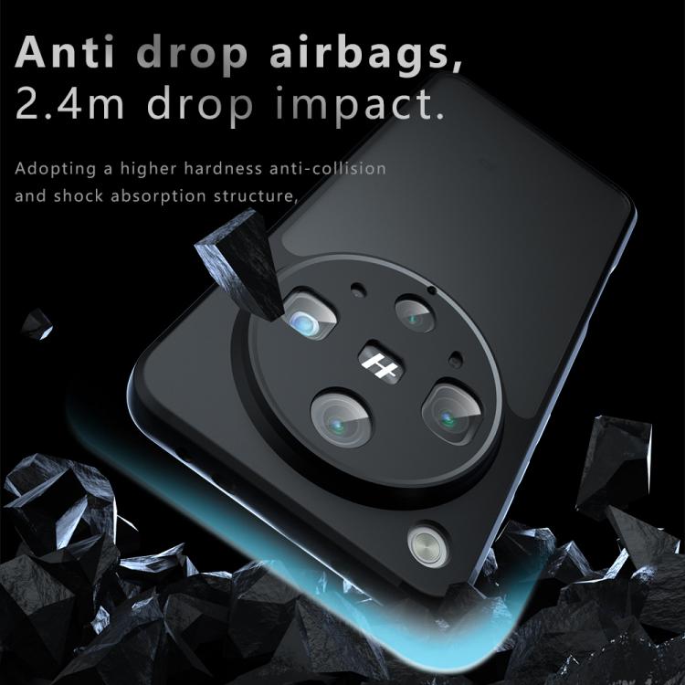 For OPPO Find X8 Ultra Armor Precise Hole PC Hybrid TPU Phone Case - Transparent