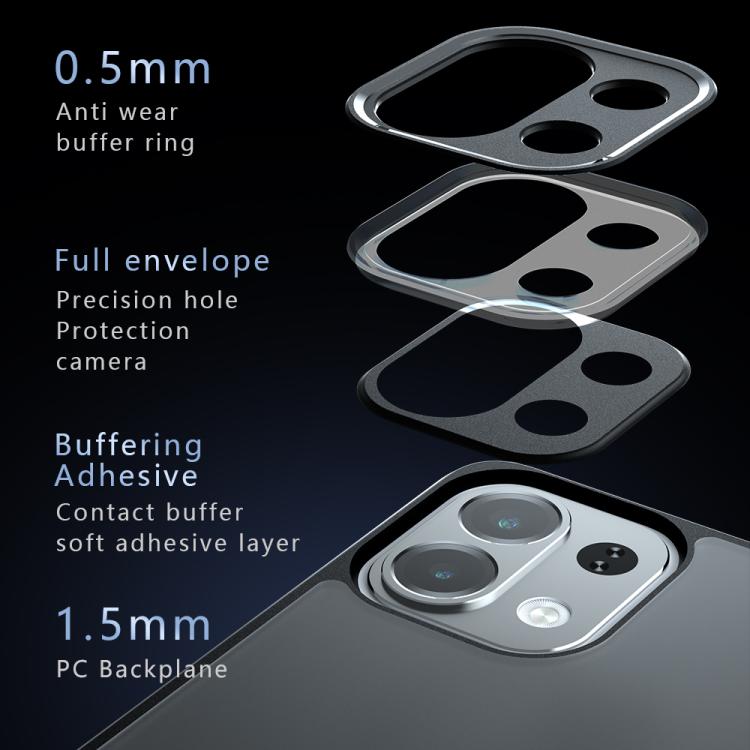 For OPPO K13 / K13x Armor Precise Hole PC Hybrid TPU Phone Case - Transparent