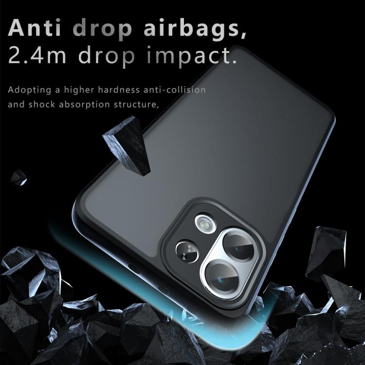For OPPO K13 / K13x Armor Precise Hole PC Hybrid TPU Phone Case - Transparent