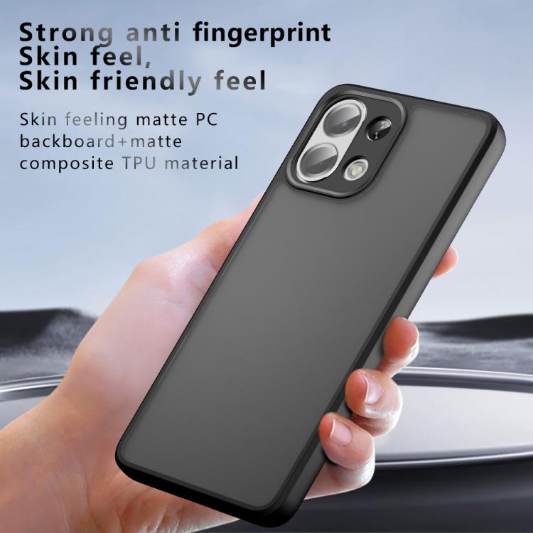 For OPPO K13 / K13x Armor Precise Hole PC Hybrid TPU Phone Case - Transparent