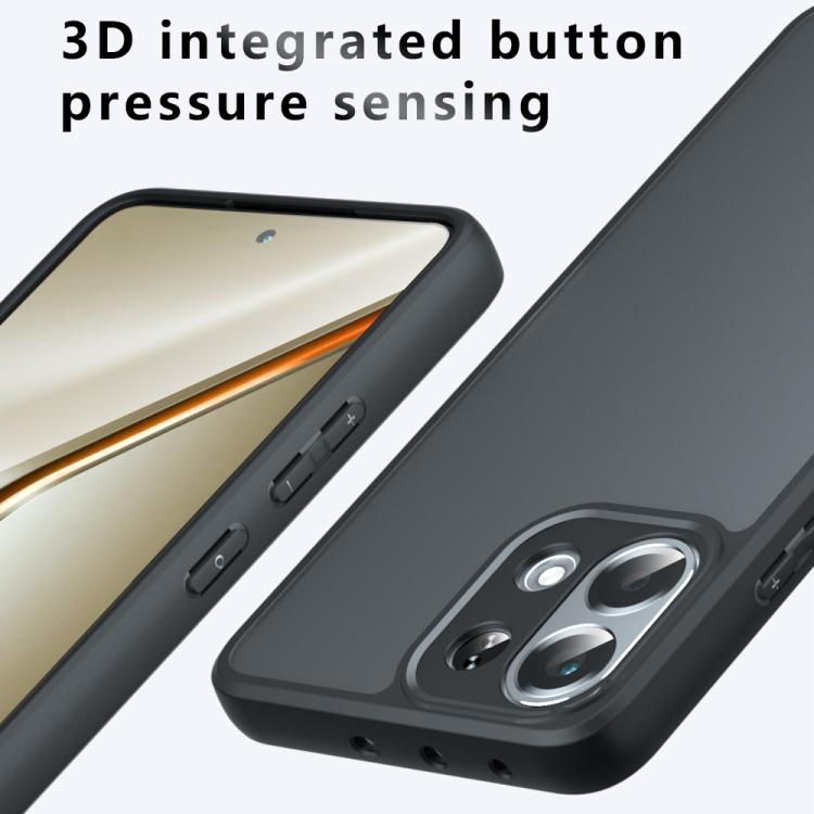 For OPPO K13 / K13x Armor Precise Hole PC Hybrid TPU Phone Case - Transparent