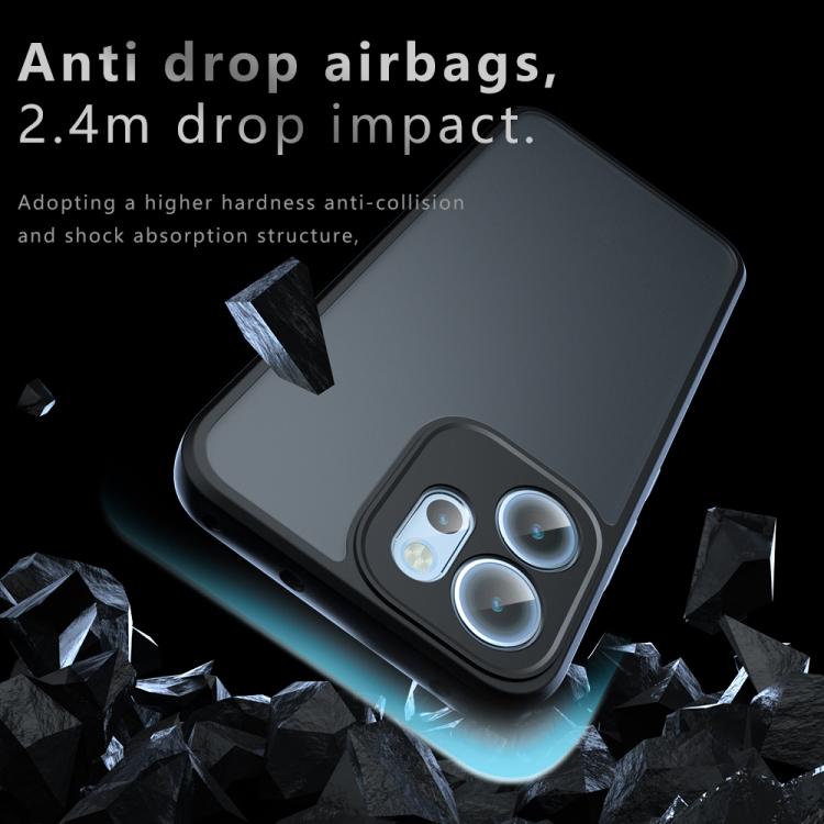 For OPPO Reno14 F 5G Armor Precise Hole PC Hybrid TPU Phone Case - Transparent