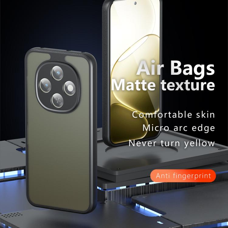 For OPPO F31 Pro 5G Armor Precise Hole PC Hybrid TPU Phone Case - Transparent