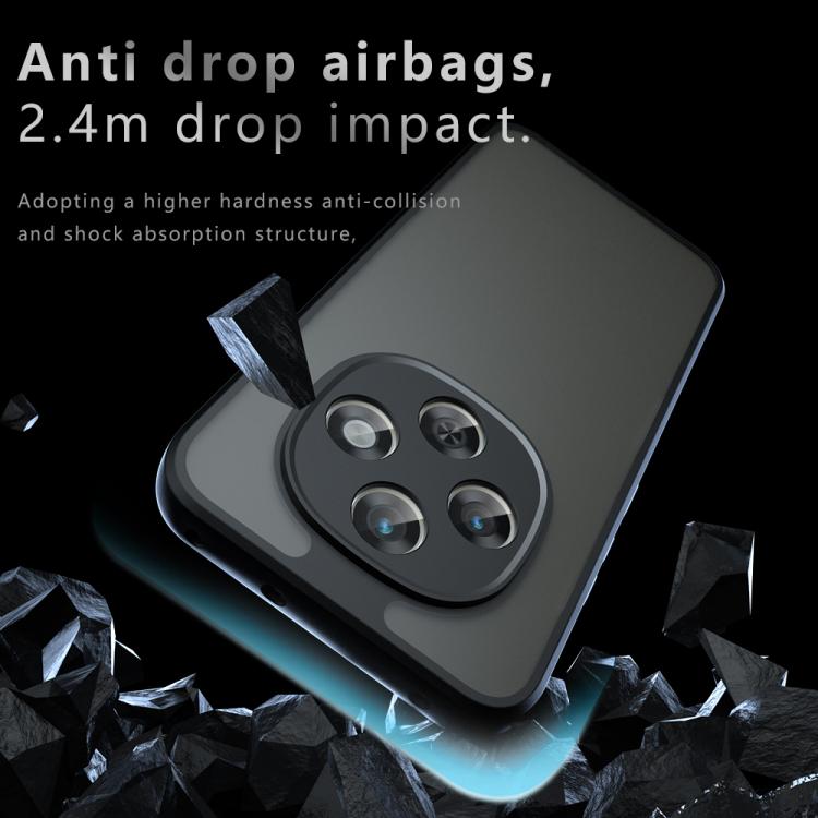 For OPPO F31 Pro 5G Armor Precise Hole PC Hybrid TPU Phone Case - Transparent