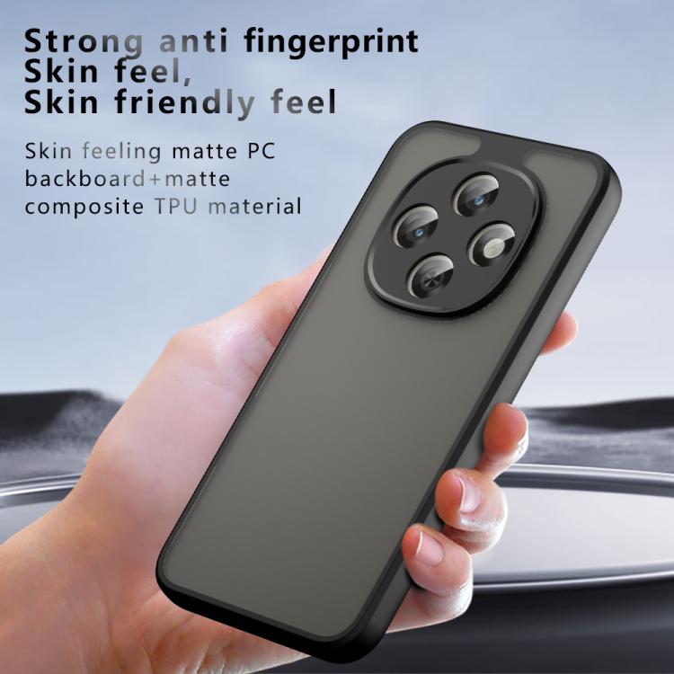 For OPPO F31 Pro 5G Armor Precise Hole PC Hybrid TPU Phone Case - Transparent