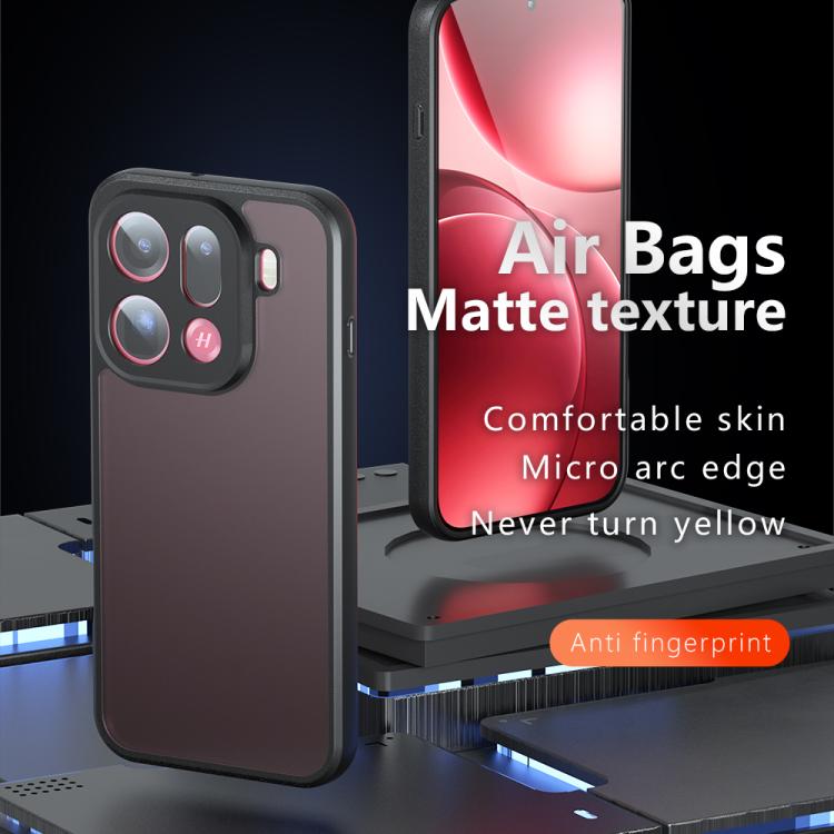 For OPPO Find X9 Pro Armor Precise Hole PC Hybrid TPU Phone Case - Transparent