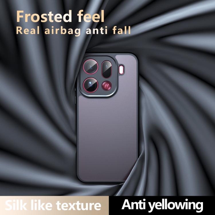 For OPPO Find X9 Pro Armor Precise Hole PC Hybrid TPU Phone Case - Transparent