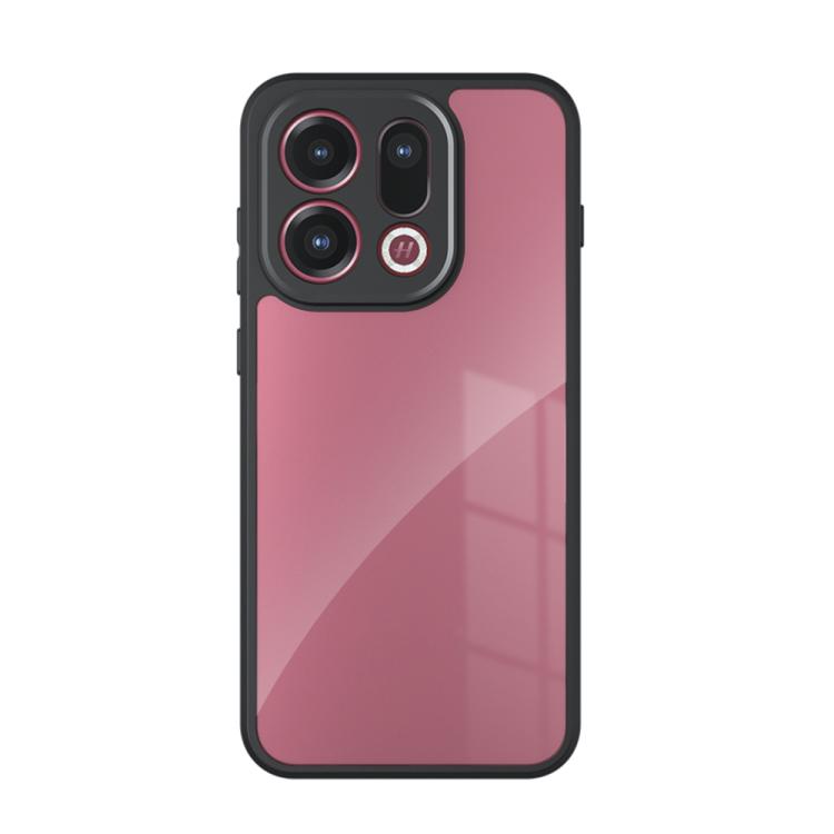 For OPPO Find X9 Armor Precise Hole PC Hybrid TPU Phone Case - Transparent