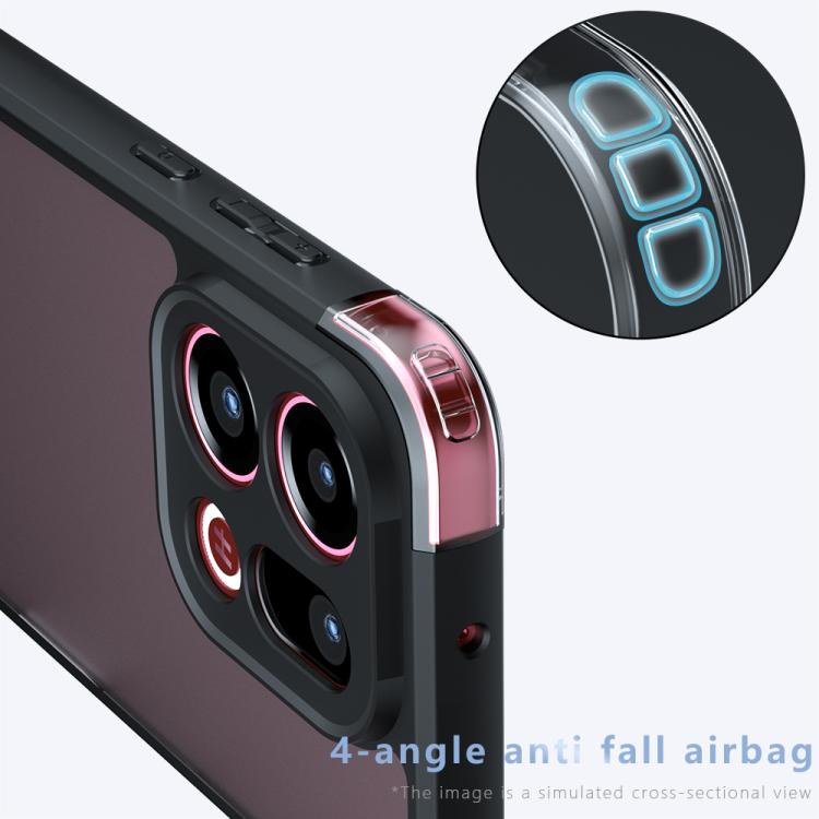 For OPPO Find X9 Armor Precise Hole PC Hybrid TPU Phone Case - Transparent
